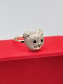Inel Ursulet Simple-placat cu aur 14k