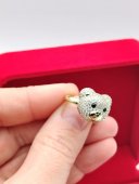 Inel Ursulet Simple-placat cu aur 14k