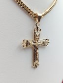 Lant Jesus2 placat cu aur14k