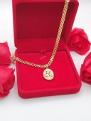 Lant Maica Domnului 2-placat cu aur 14k