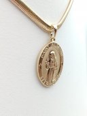 Lant Maica Domnului placat cu aur 14k
