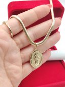 Lant Maica Domnului placat cu aur 14k