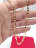 Lant New Style -4 mm, placat cu aur 14 k