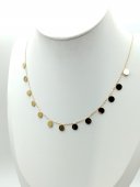 Lant Small Coins placat cu aur 14k