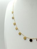 Lant Small Coins placat cu aur 14k