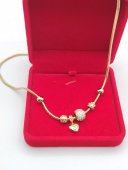 Lant tip Pandora-placat cu aur 14k