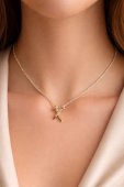 Lant Two Nails- placat cu aur 14k