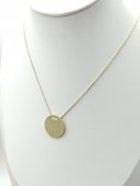 Lantisor Simple Coin -placat cu aur 14k