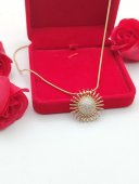 Lantisor Sun -placat cu aur 14k