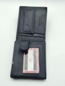 Portofel barbat Prestige Man black - piele naturala