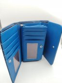 Portofel Dama Blue Harmony – Piele Ecologică - Albastru