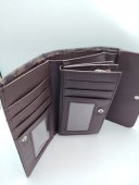 Portofel Dama Elegance Ruby – Piele Ecologică - Maro