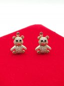 Set cu pandantiv Ursulet-placat cu aur 14k