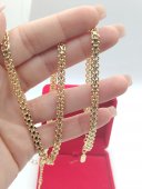 Set dantelat Narrow -placat cu aur 14k