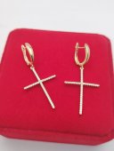 Set Fancy Diamonds placat cu aur 14k