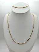 Set Snake short-placat cu aur 14k