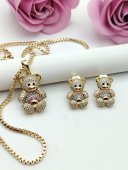 Set Ursulet New placat cu aur 14k